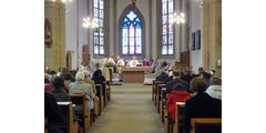 Festgottesdienst zum 50jahrigen Priesterjubiläum von Stadtpfarrer i.R. Geistlichen Rat Ulrich Trzeciok (Foto: Karl-Franz Thiede)